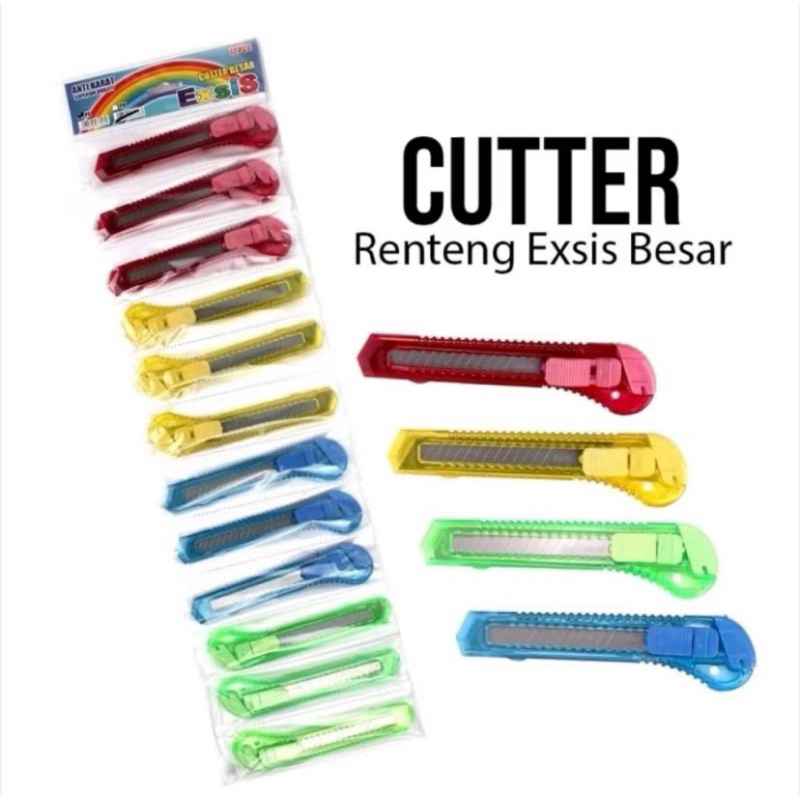 

Pisau Cutter plastik / Pisau cutter Tajam / Cutter Murah