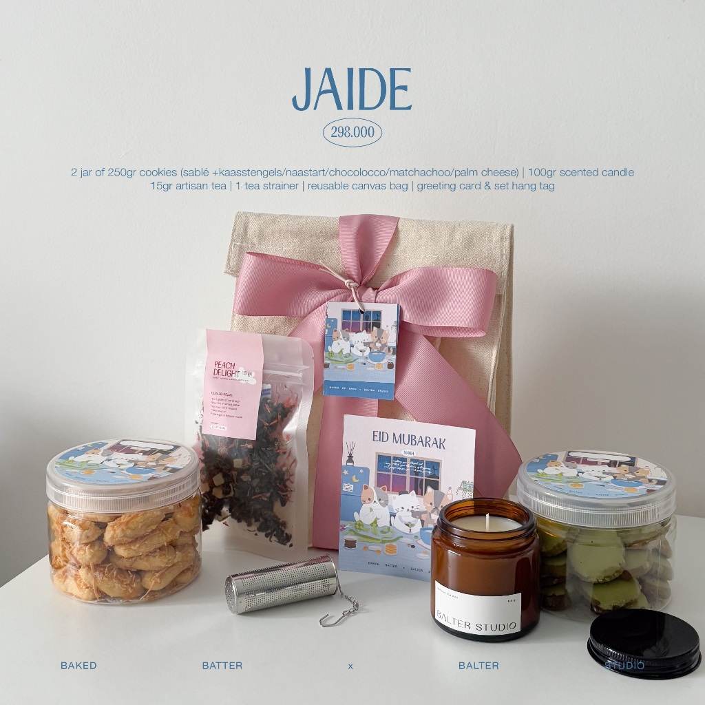 

JAIDE - Baked Batter x Balter Studio EID 1446H Hampers | Hampers Lebaran | Hampers Idul Fitri
