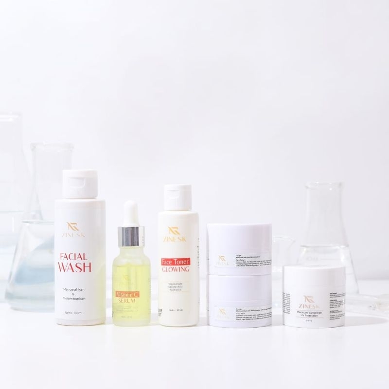 ZINESK BPOM PAKET SKINCARE WAJAH CREAM BOOSTER