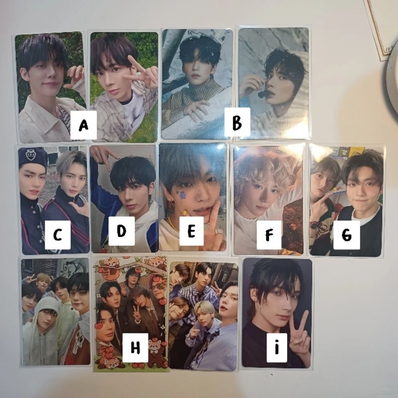OFFICIAL PHOTOCARD TXT SOOBIN BLUE HOUR R LIGHT POB YEONJUN TOREC TAEHYUN HUENINGKAI SOOGYU UNIT KIT