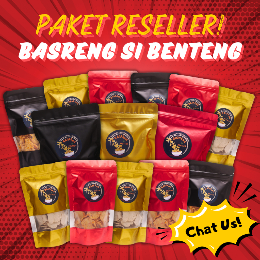 

PAKET RESELLER! Basreng si Benteng Original Balado Spicy Super Renyah