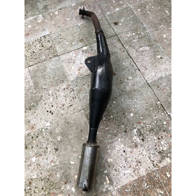 Knalpot fizr fiz r f1zr f1z r original perut hitam sudah bobokan bedelan prepet