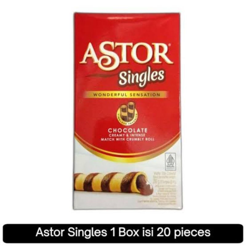 

Astor singles 12.5g per box isi 20 bungkus