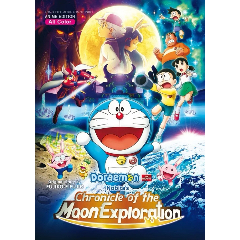buku komik doraemon the movie nobita chronicle of the moon exploration