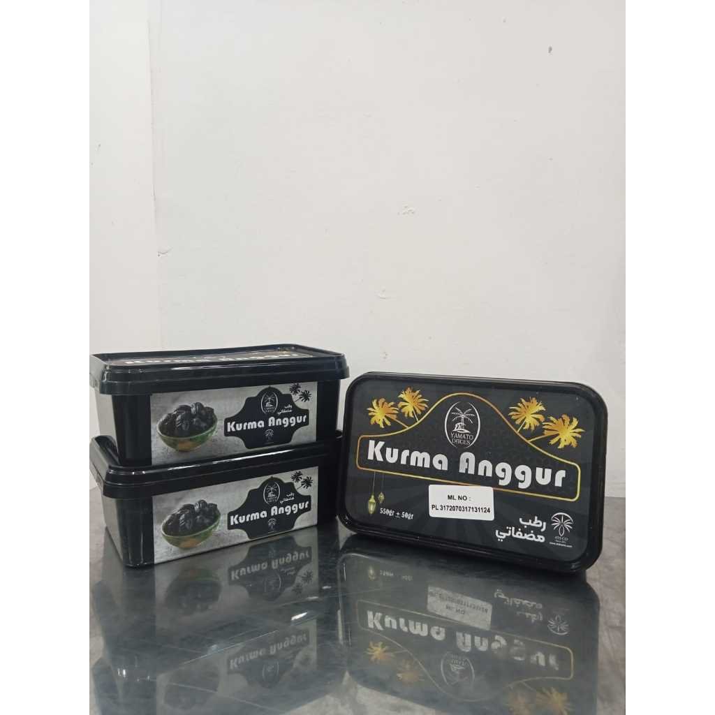 

Buah Kurma Anggur pack Grade A 500 G