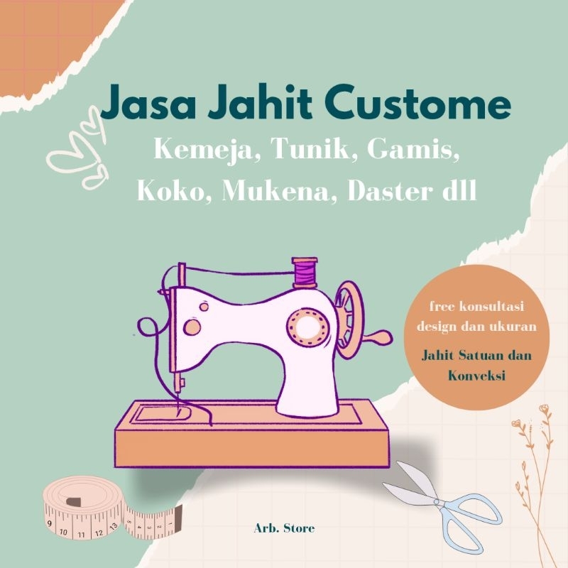 Jasa Jahit Baju | Jahit Custome | Jahit satuan dan konveksi