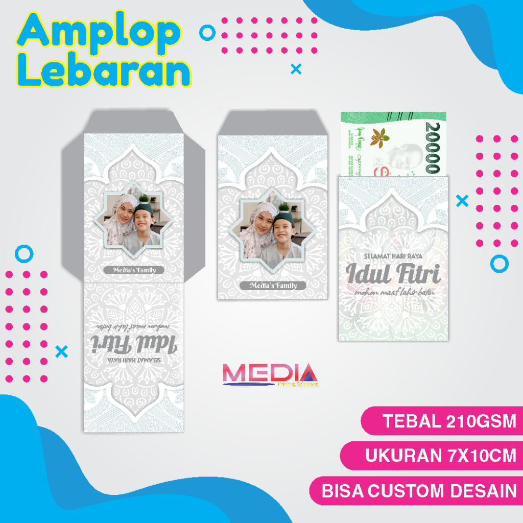 

Amplop Lebaran THR Idul Fitri Custom Foto Desain