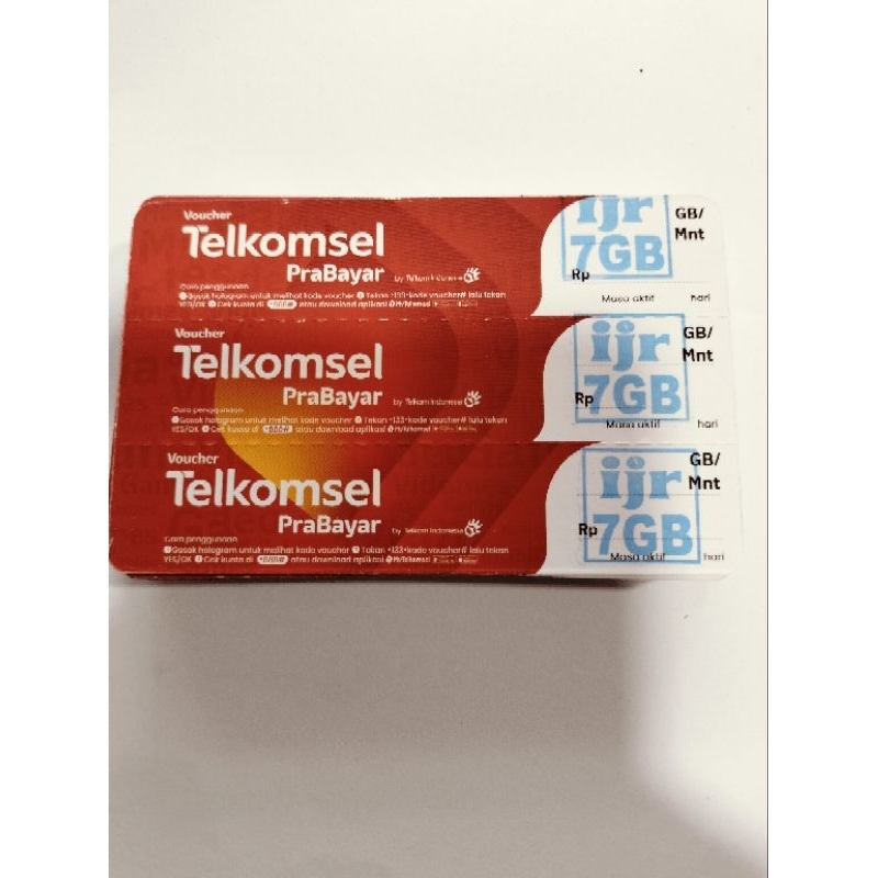 VOUCHER TELKOMSEL 7GB 7HR
