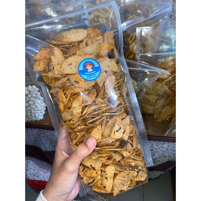 

Basreng daun jeruk pedas