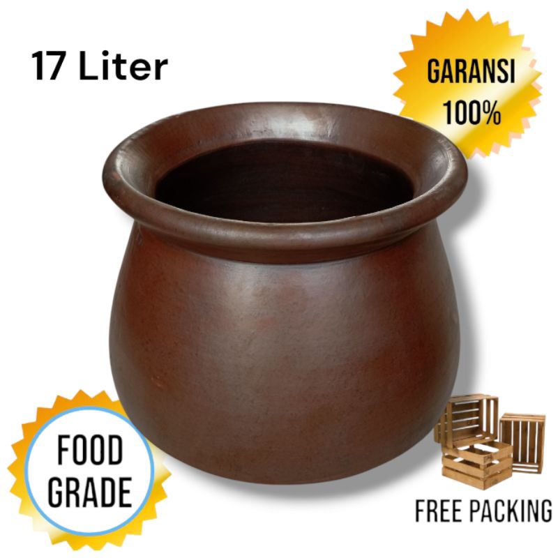 Kwali gerabah Kwali jumbo 18 Liter