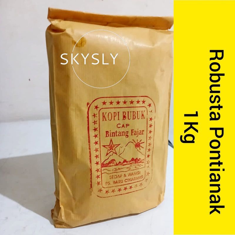 

Kopi Bubuk Robusta Pontianak | Robusta Coffee | -1Kg