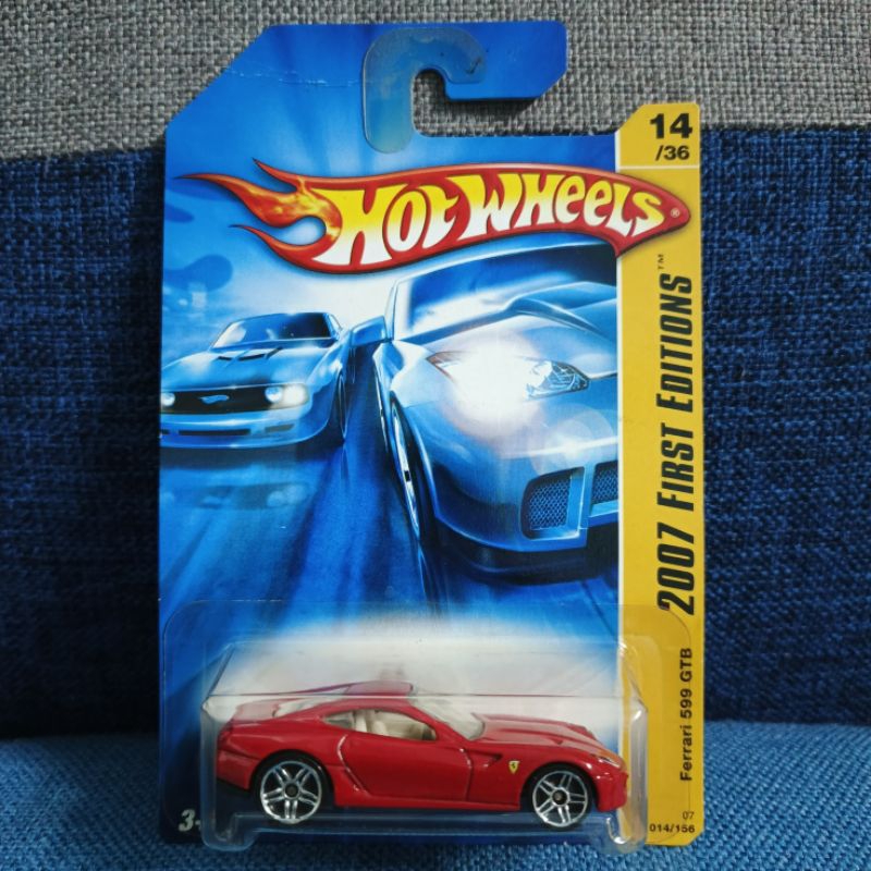 Hot Wheels Ferrari 599 GTB 2007 First Editions Merah