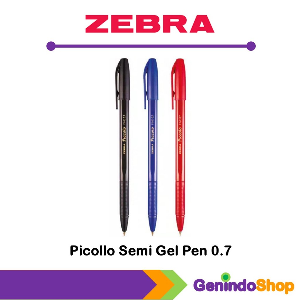 

Ballpoint / Pulpen Picollo Semi Gel 0.7 mm Zebra