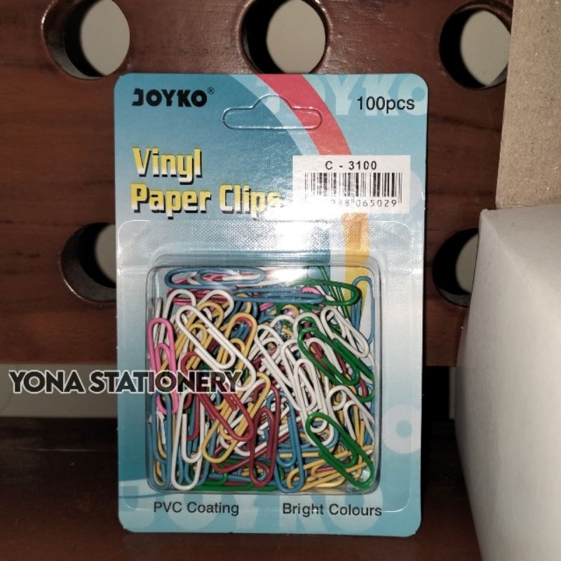 

Paper Clip Warna-Warni Joyko | (100 Pcs) | C-3100