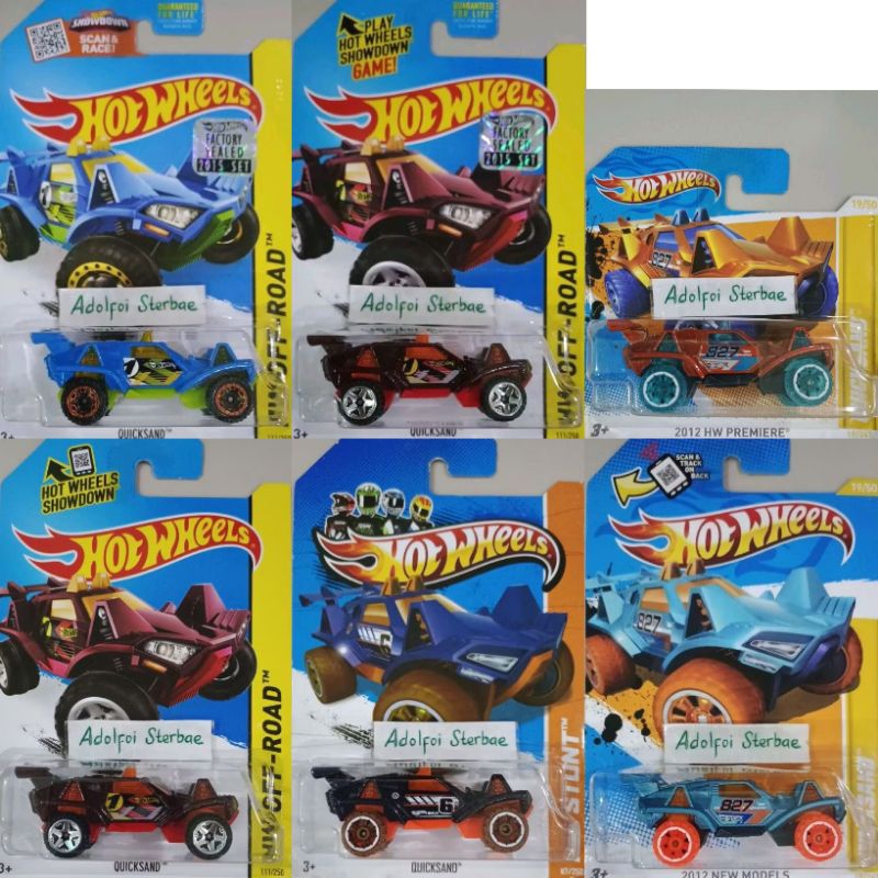 hotwheels hot wheels quicksand quick sand hw stunt hw off road 2012 hw premiere new models akta 1 6 