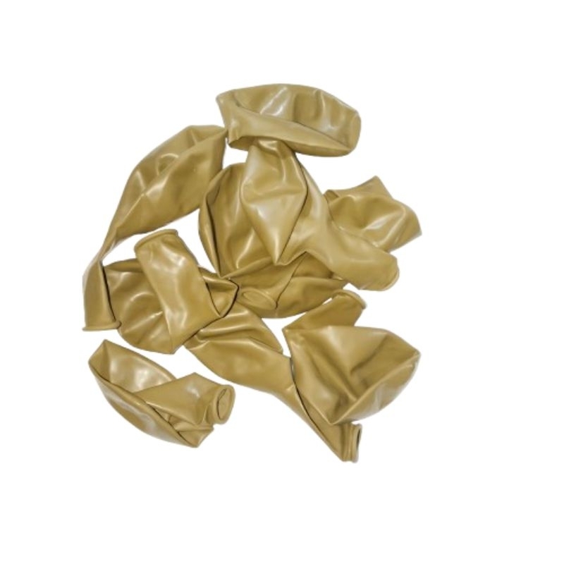 BALON ISI 10 PCS WARNA COKLAT MUDA