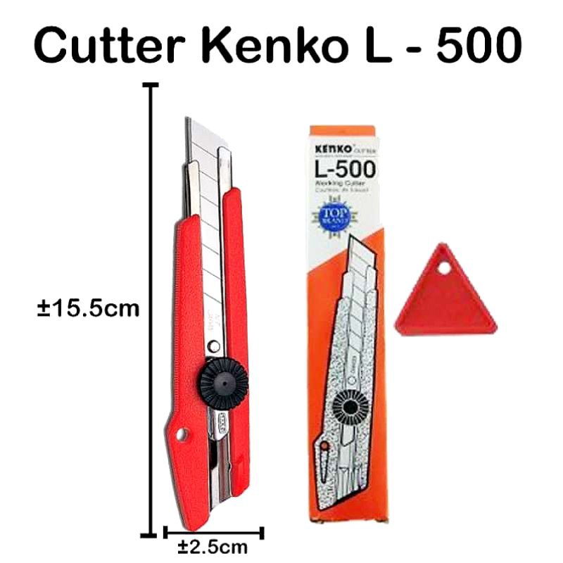 

Cutter besar Kenko kater besar cutter jumbo L500 pisau pemotong cutter jumbo