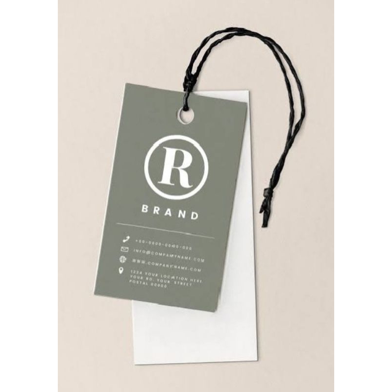 

Hangtag Custom Uk. 5 x 9cm| Bebas Pakai Desain Sendiri | Baca Deskripsi | Hangtag Kotak
