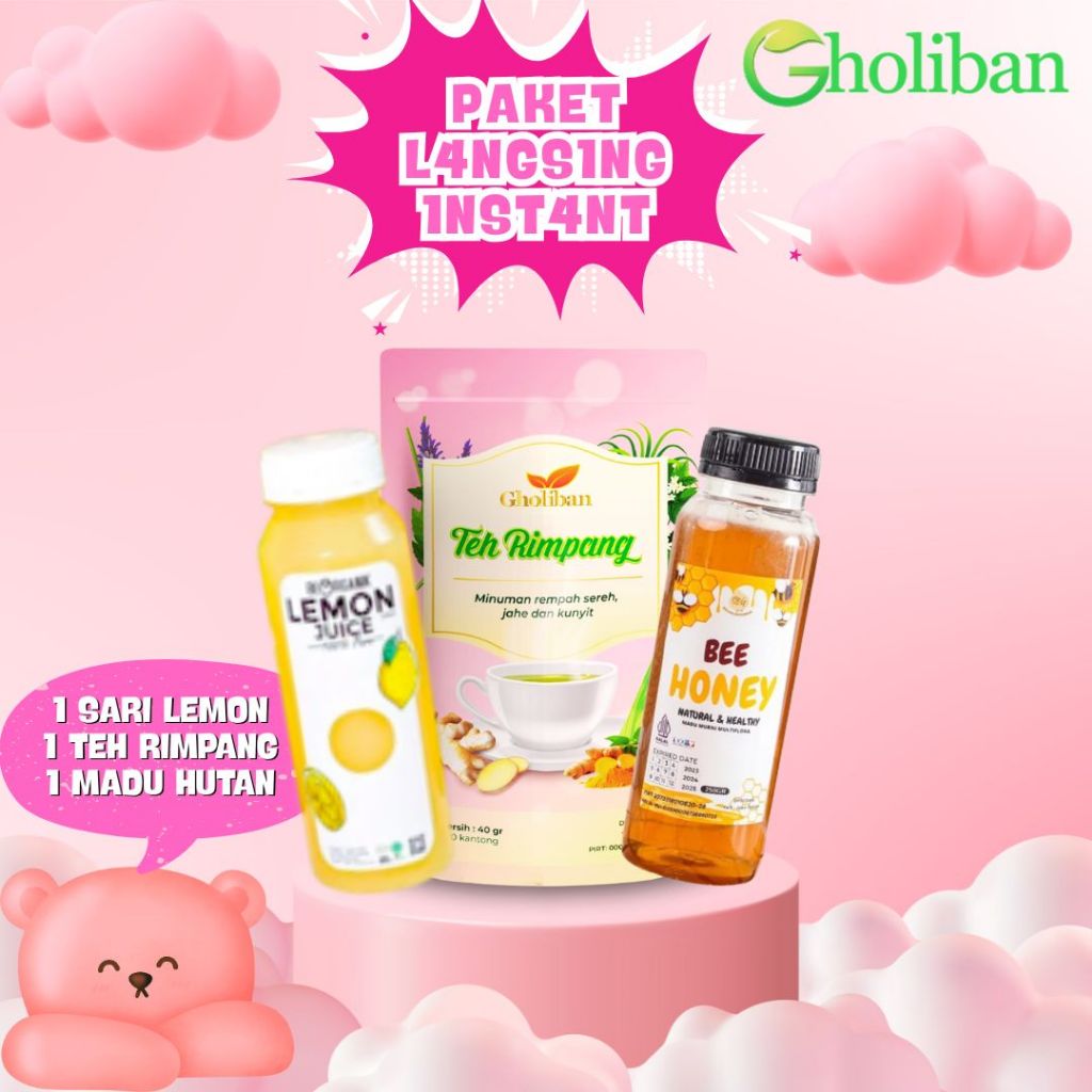 

PAKET LANGSING INSTANT TANPA OLAH RAGA TEH RIMPANG GHOLIBAN RESEP DR. ZAIDUL AKBAR