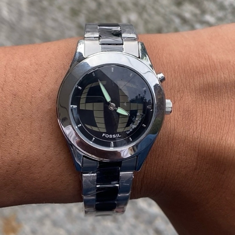 fossil big tic watch vintage y2k