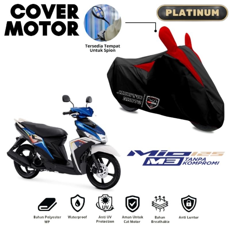 Cover Motor Mio M3 anti air waterproof kualitas premium