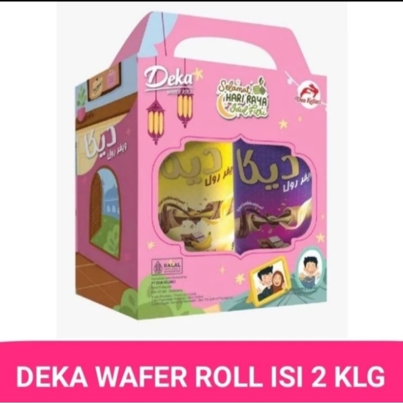 

Deka wafer roll choco box isi 2 ukuran 200 gram premium