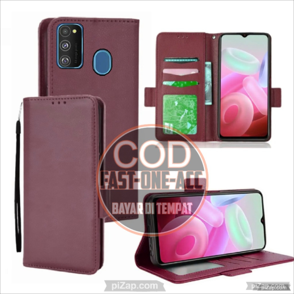CASE HP SAMSUNG GALAXY M30S FLIP LEATHER CASE PREMIUM-FLIP CASE KULIT SAMSUNG GALAXY M30S