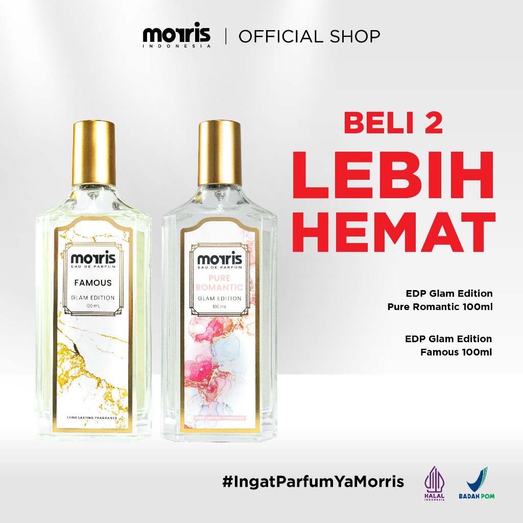 FYC - [PAKET HEMAT ISI 2] Morris Glam Edition 100 ml - Parfum Wanita Elegant
