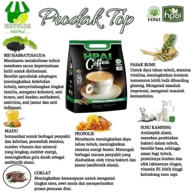 

COFFEE HNI ORIGINAL / KOPI HNI