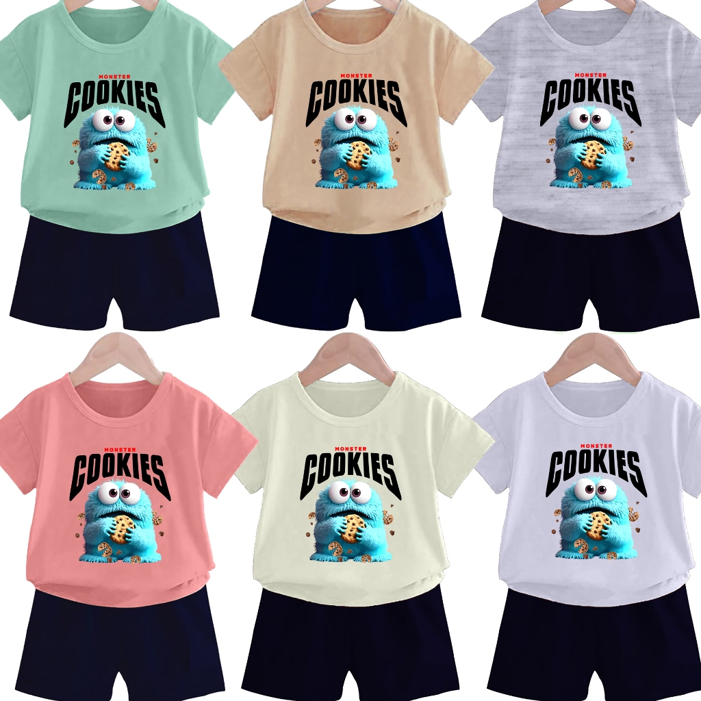 Gsc - Setelan Baju Celana Anak CooKies S-XXL 0-4 Tahun