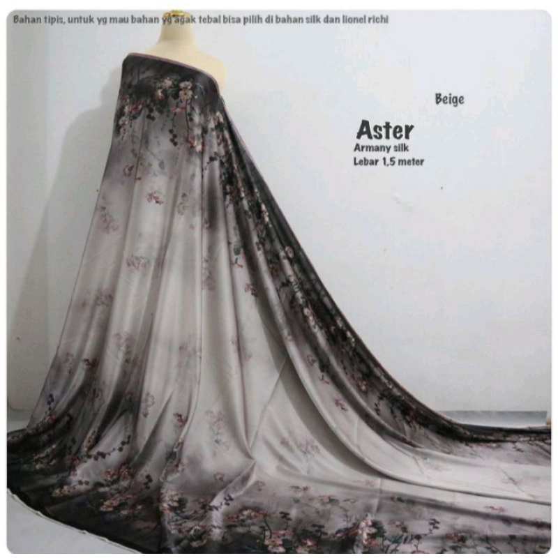 kain meteran Armani silk Import premium//kain gradasi bermotif//kain ombre//kain meteran murah