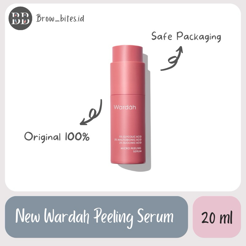 New Wardah peeling Serum | Serum Exfoliasi Wajah . Membantu Menghaluskan dan Mencerahkan Wajah
