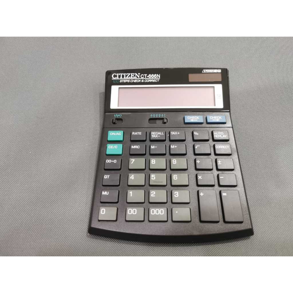 

[1PCS] Kalkulator CT-666N 12digit bisa check dan correct