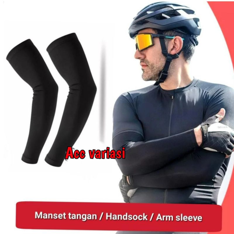 Handsock Manset Tangan Pria/Wanita Manset Lengan Panjang / Manset Olahraga / Manset Voli