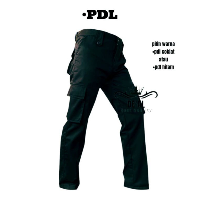 Celana pdl hitam satpam/pdh coklat gelap tua/pdh hitam security/celana dinas harian satpam/celana pd