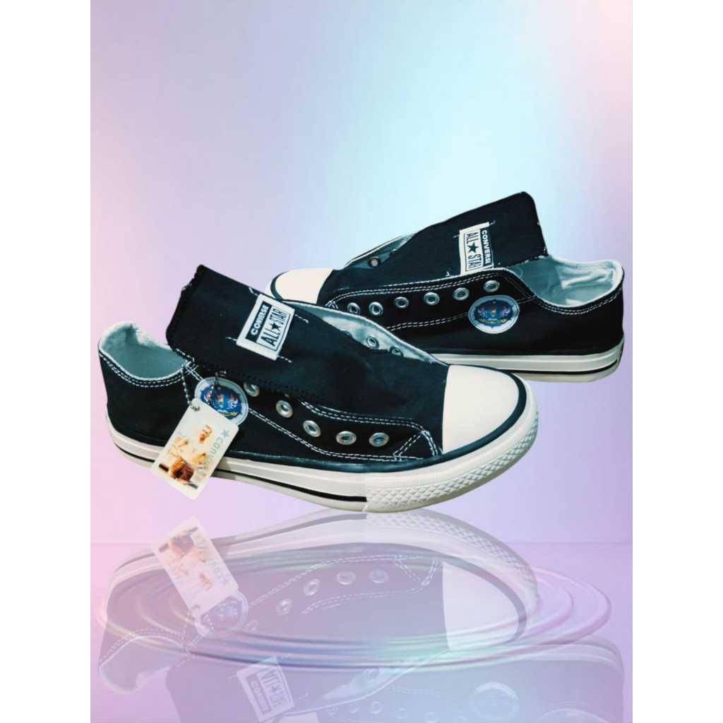 SEPATU CONVERS ALLSTAR 70S BOOTS Sepatu warior canvas hitam full unisex cowok cewek Sepatu sekolah S