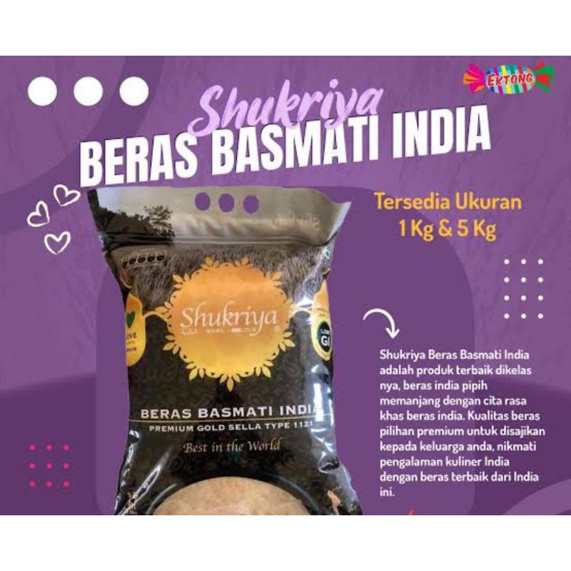 

shukria basmati Rais Asli 5kg