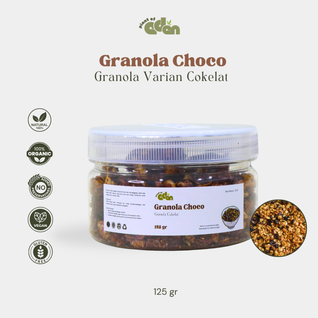 

Plant of Eden - Granola Choco | Granola Varian Cokelat