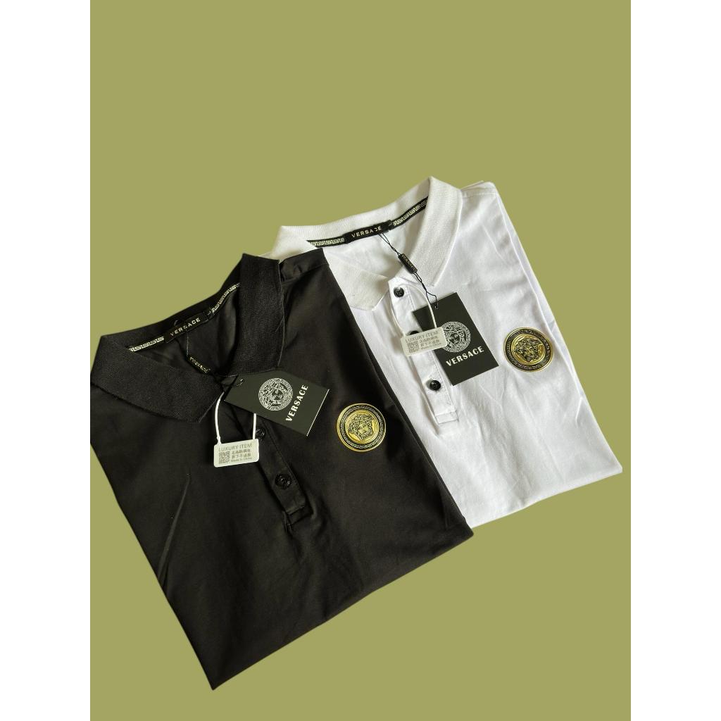 Kaos Kerah Import Premium High Quality Pria Versace