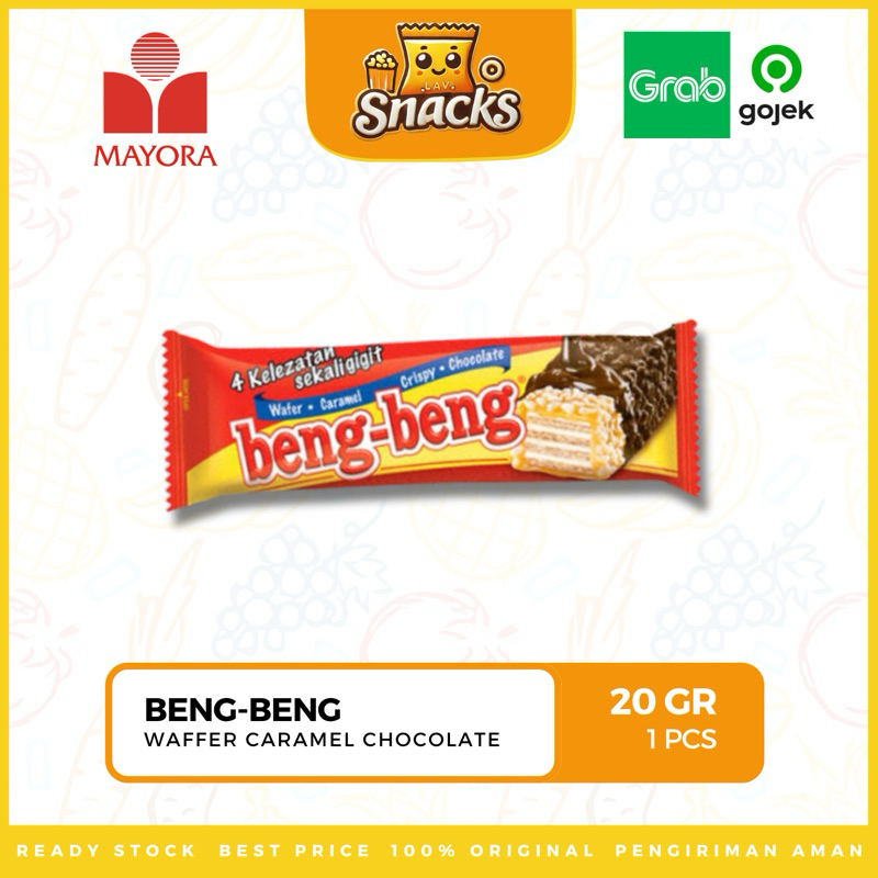 

Lav.Snacks︱Beng-Beng Waffer Chocolate 20GR - 1 PCS