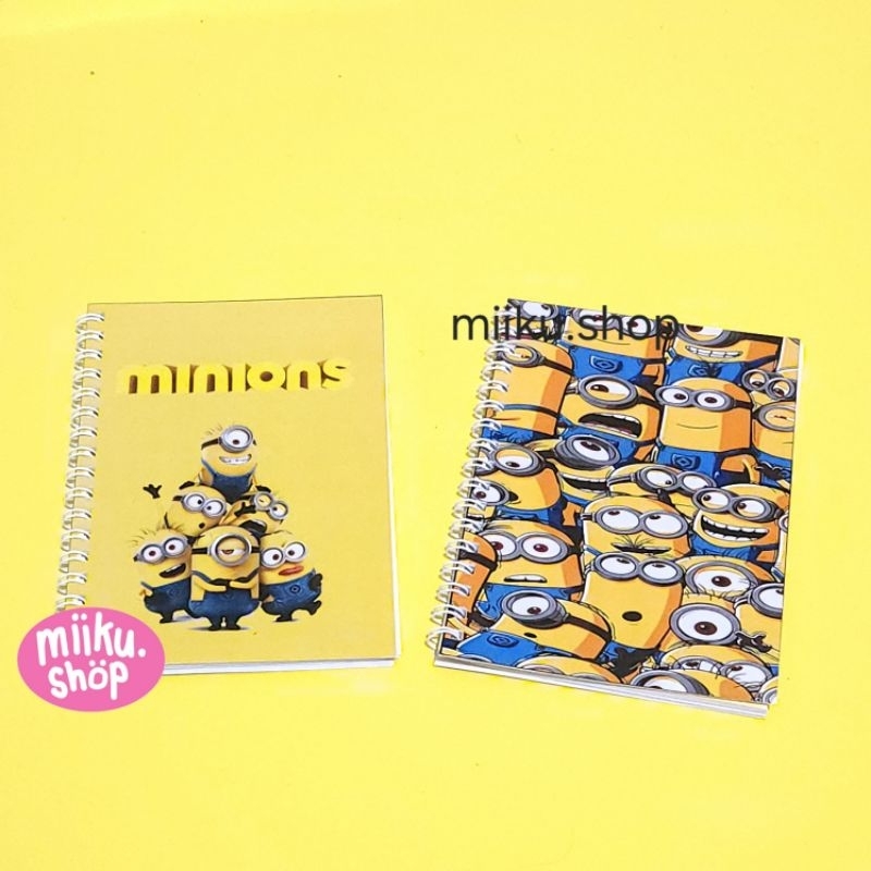 

NOTEBOOK RING / BUKU CATATAN MINIONS