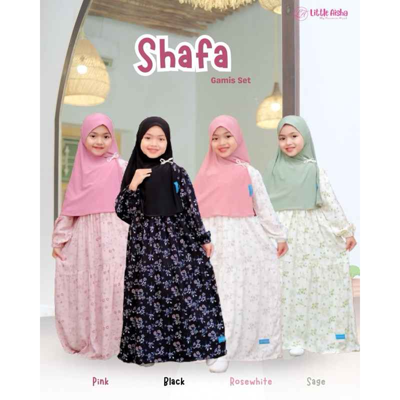 GAMIS SHAFA (1-10th) SET HIJAB