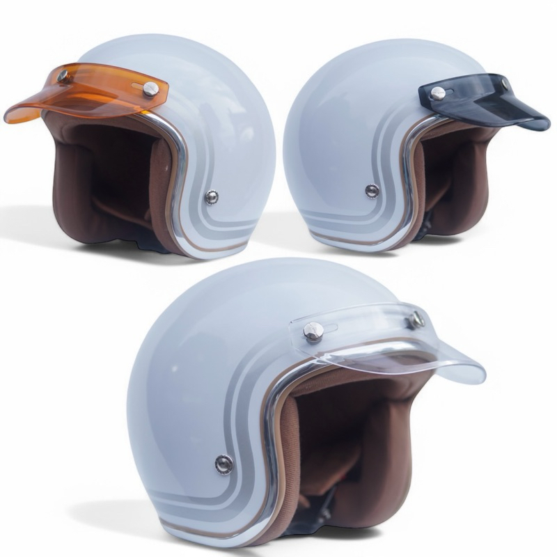 helm bogo camelio unisex putih pria wanita dewasa remaja Hijab SNI ORIGINAL bisa bayar ditempat COD 