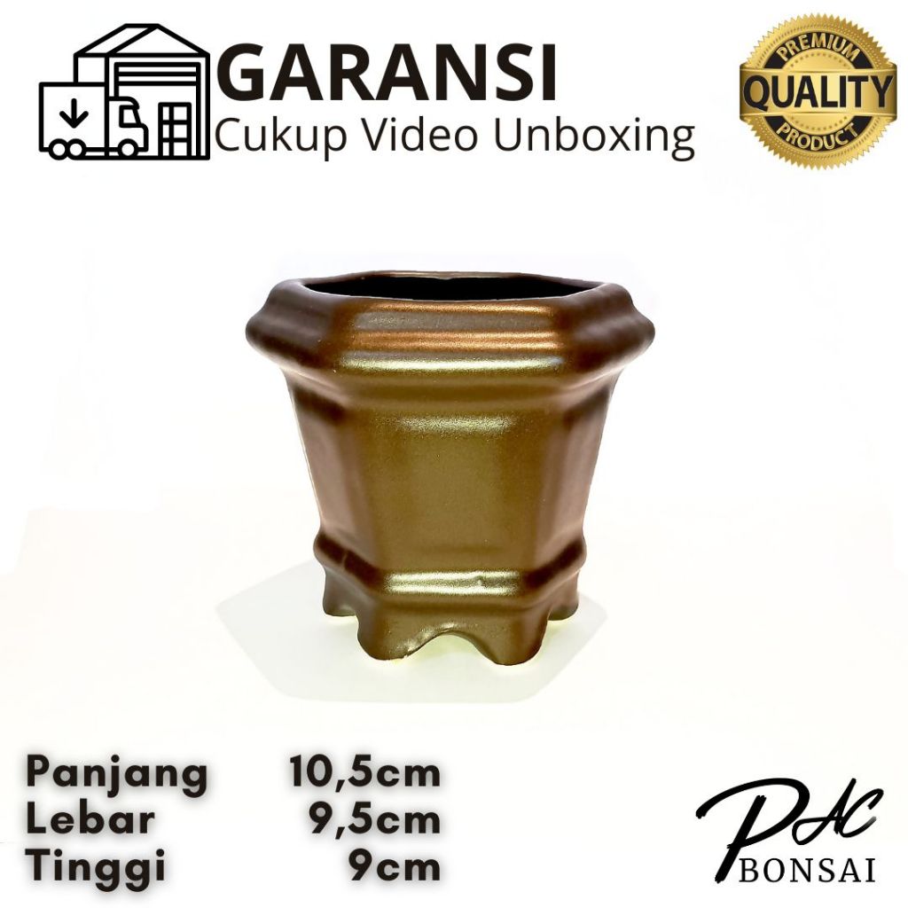 COD | Pot Keramik Bonsai | Sukulen | Adenium | Kaktus Berkualitas