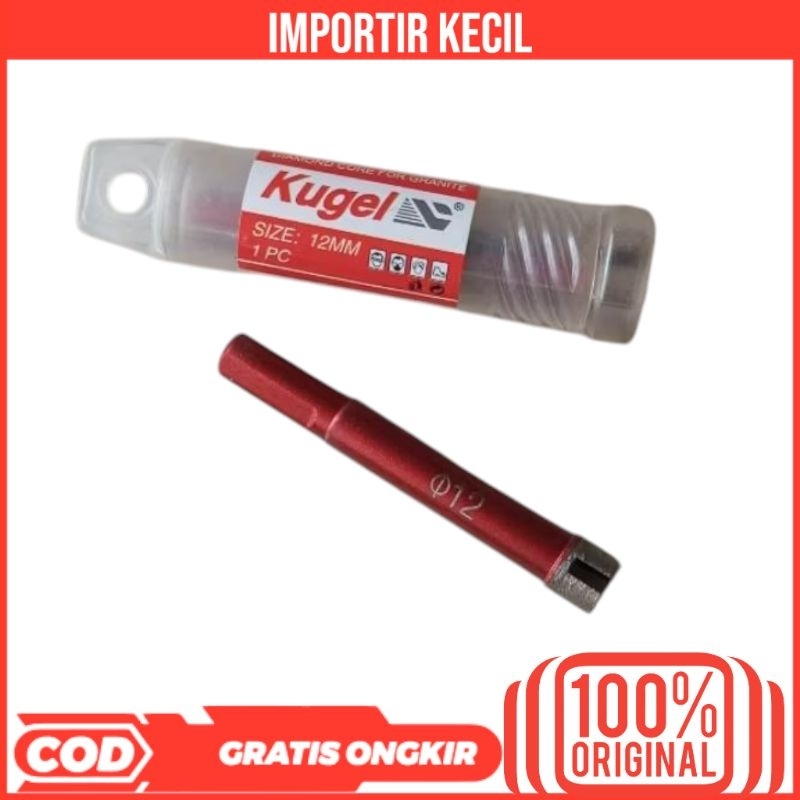 KUGEL DIAMOND CORE FOR GRANIT 12MM MATA BOR GRANIT MARMER KERAMIK