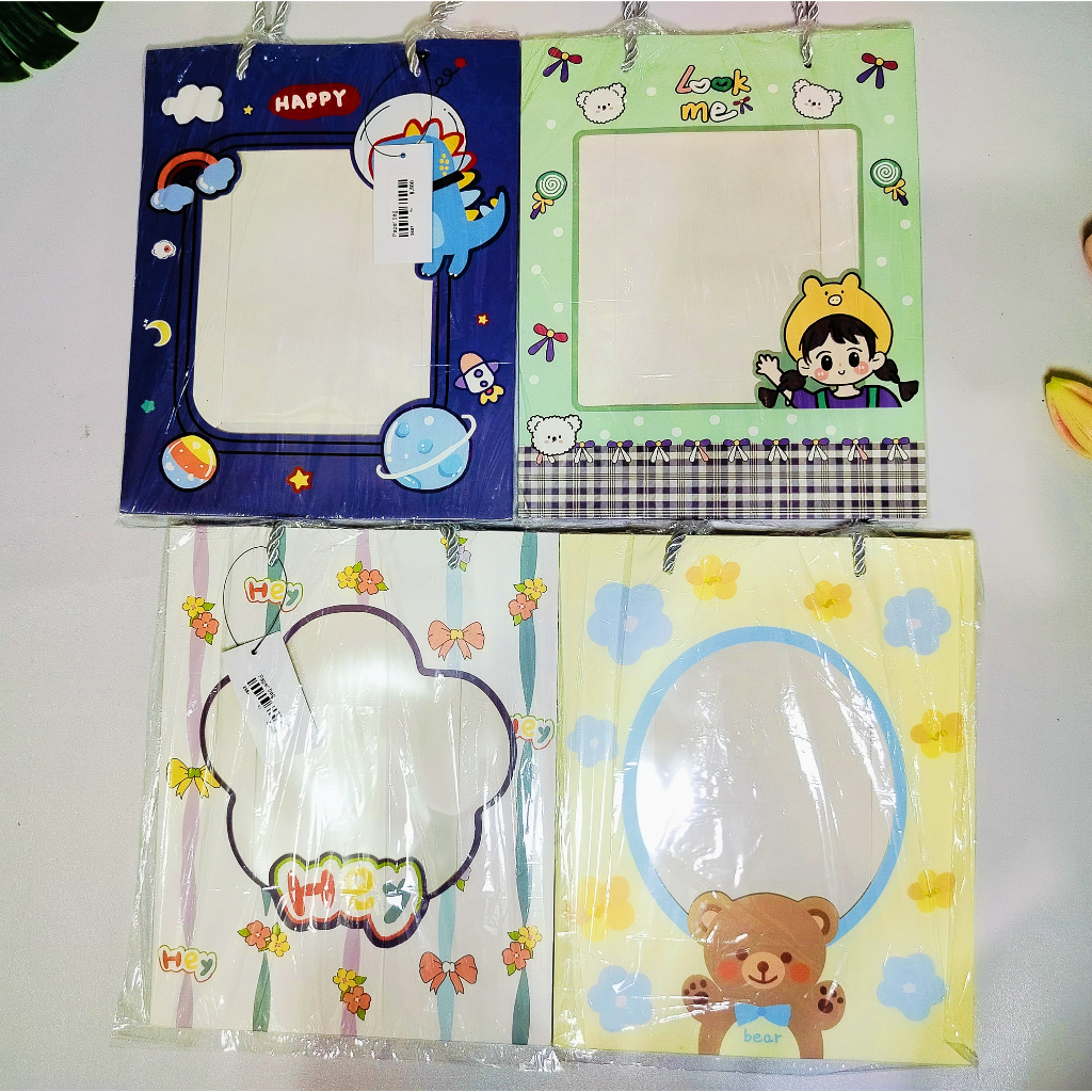 

Paper Bag Transparant Size Medium - Kantong Tas Ulang Tahun - Goodie Bag
