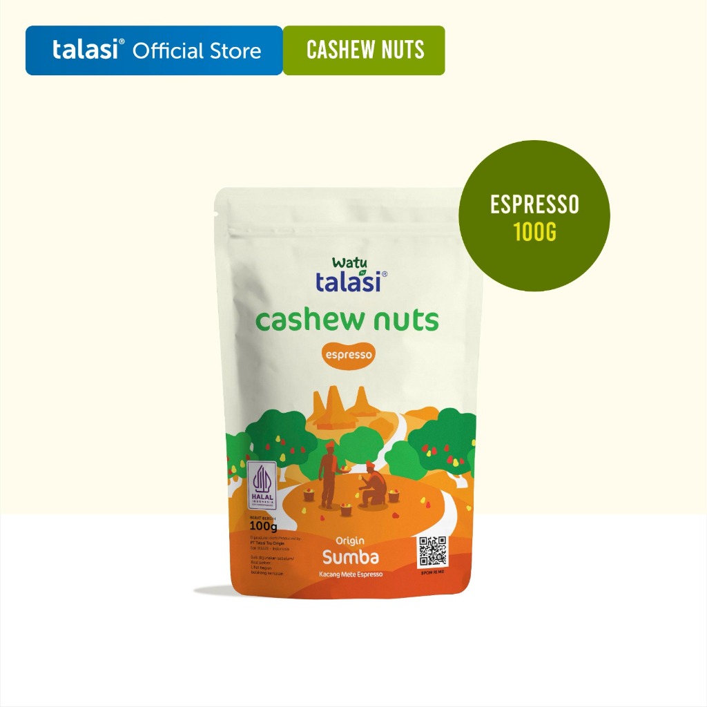 

Watu Cashew Nuts Espresso - Kacang Mete Asli Sumba 100gr