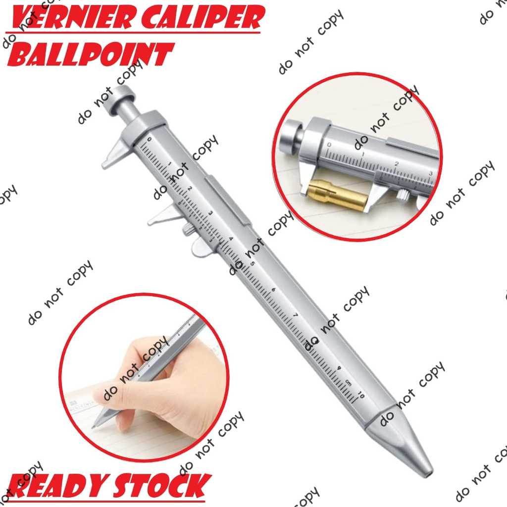 

Ballpoint Ukur Pen Jangka Sigmat Multifungsi Measuring Tool Scale Ruler
