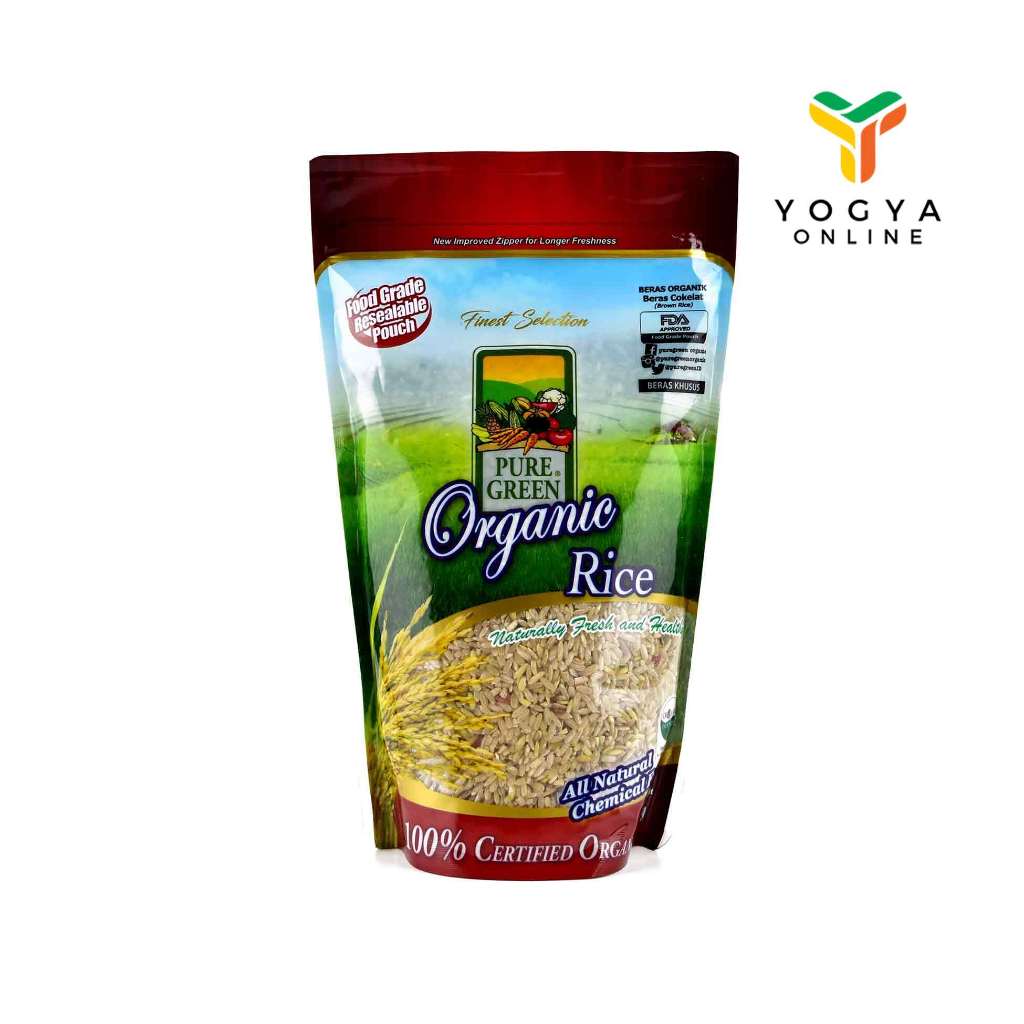

Pure Green Beras Organik Beras Cokelat 1 Kg