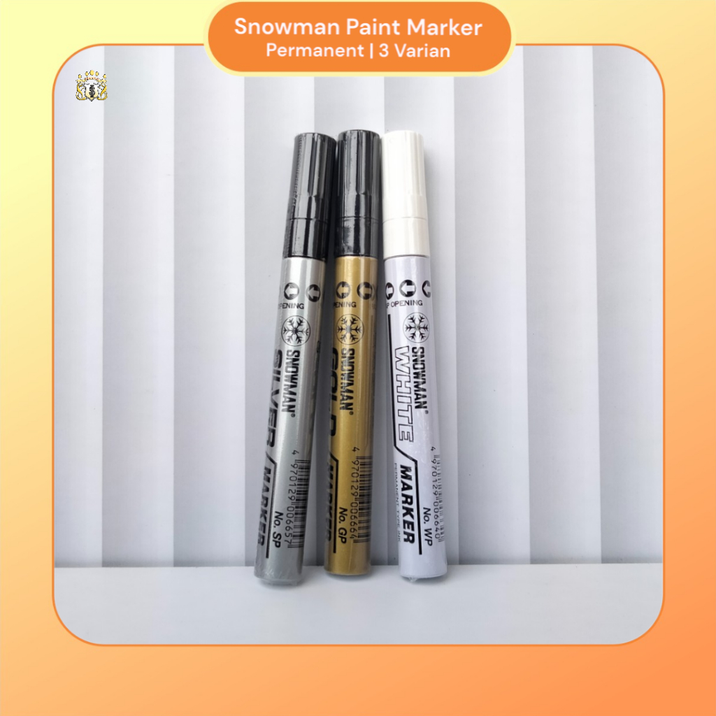 

Paint Marker Snowman / Spidol Gambar Permanent / Serbaguna